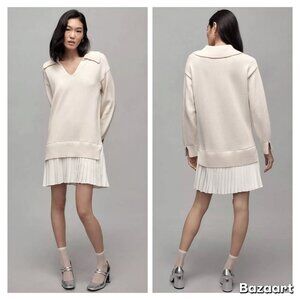 NWT Anthropologie English Factory Twofer Sweater Dress